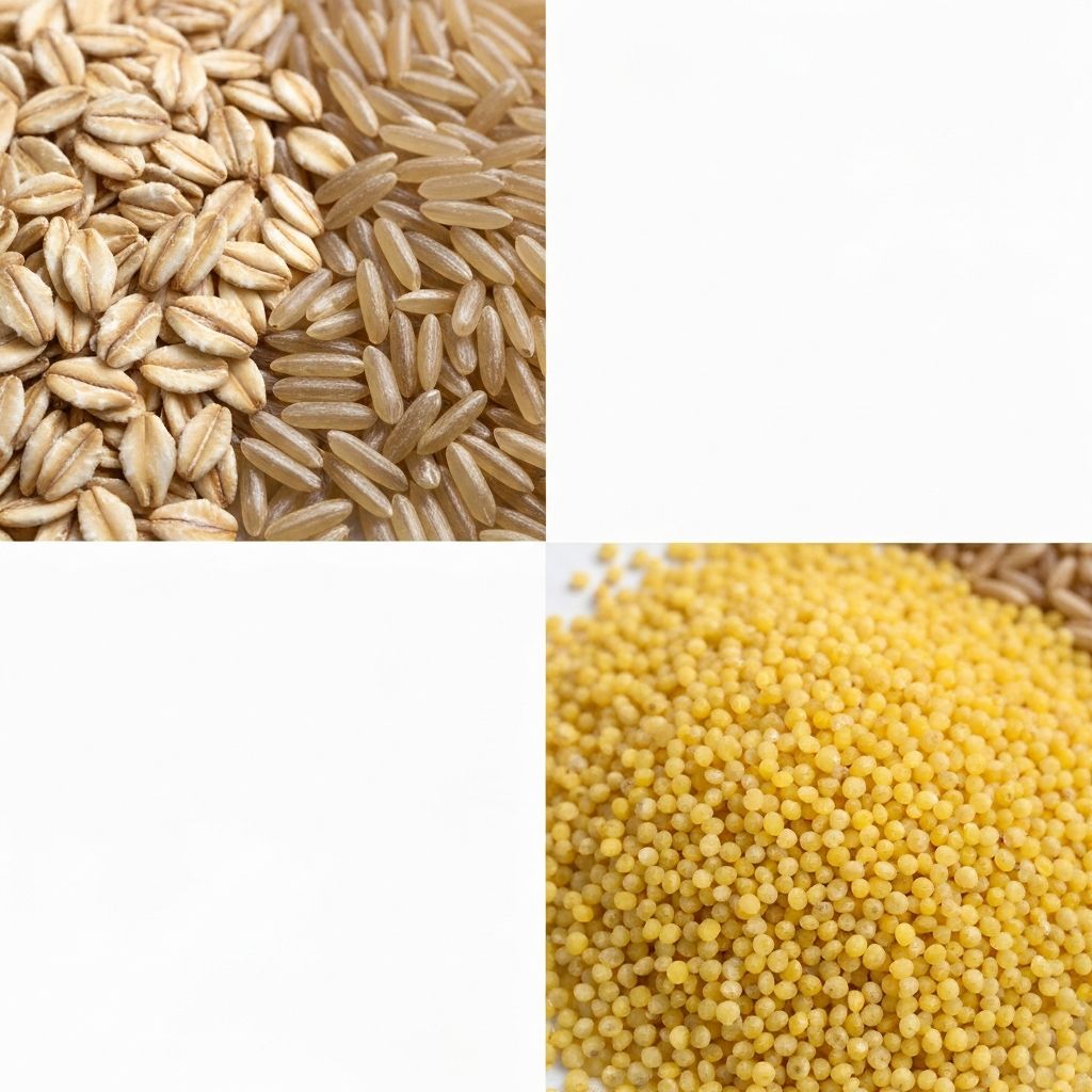Whole grains selection